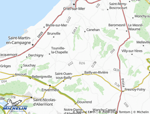 Mappa MICHELIN Saint-Quentin-au-Bosc - ViaMichelin