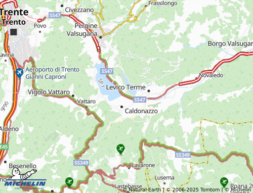 Kaart MICHELIN Brenta - ViaMichelin