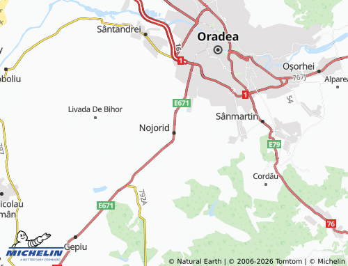 Mapa MICHELIN Nojorid - ViaMichelin