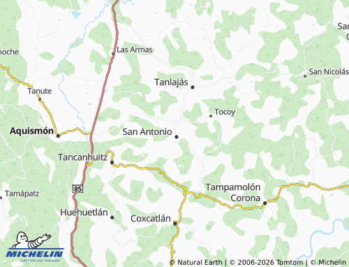 MICHELIN-Landkarte Las Flores - ViaMichelin