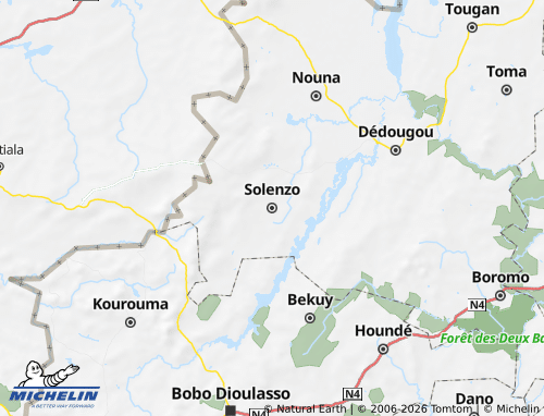 MICHELIN Banwa map - ViaMichelin