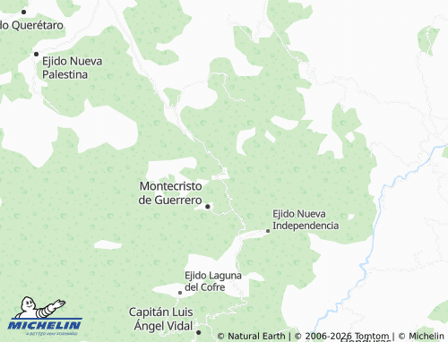 Mapa MICHELIN Ranchería San Nicolás - ViaMichelin