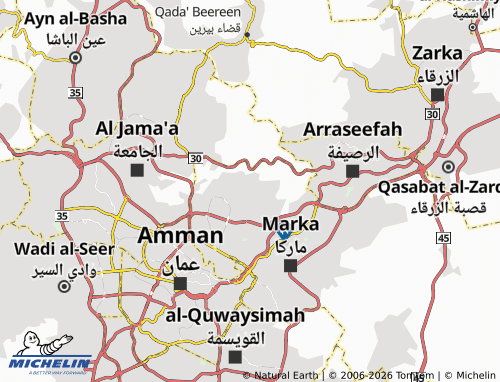 MICHELIN Tareq map - ViaMichelin