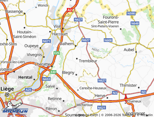 Mappa MICHELIN Trembleur - ViaMichelin
