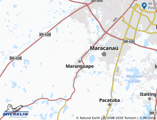 Mapa MICHELIN Preguiça - ViaMichelin