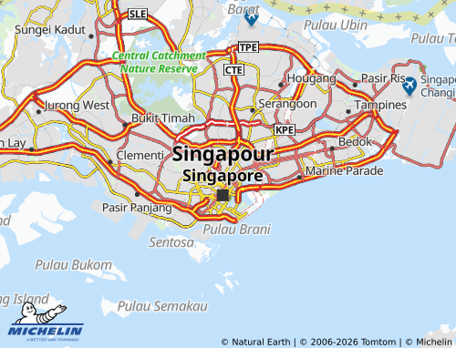 Mappa MICHELIN Rochor - ViaMichelin