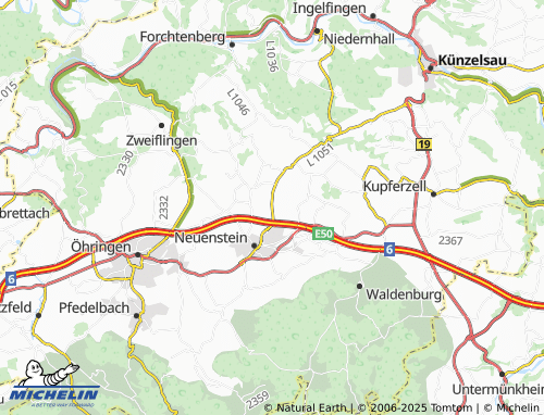 MICHELIN-Landkarte Emmertshof - ViaMichelin