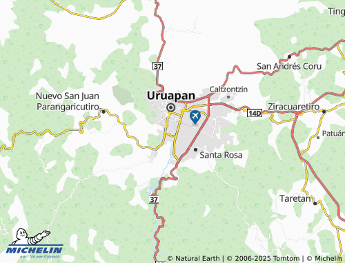 MICHELIN-Landkarte Valle de las Delicias - ViaMichelin