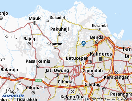 Carte MICHELIN Sepatan Timur - ViaMichelin