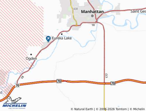Kaart MICHELIN Ashland - ViaMichelin