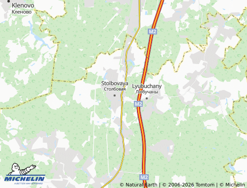 Carte MICHELIN Berezka ST - ViaMichelin