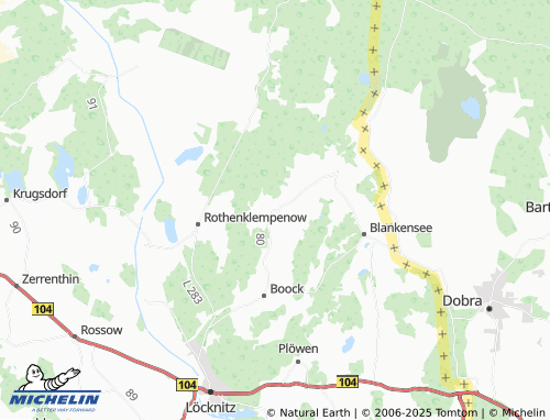 Carte MICHELIN Mewegen - ViaMichelin