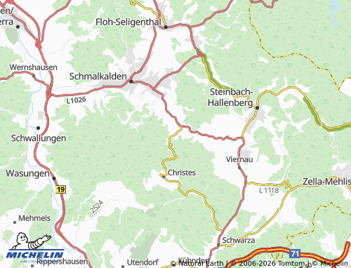 MICHELIN Breitenbach map - ViaMichelin