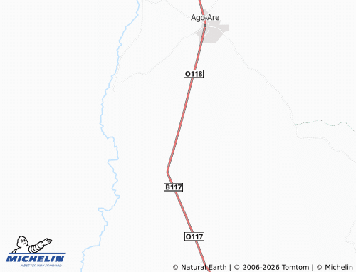 MICHELIN Agunrege map - ViaMichelin
