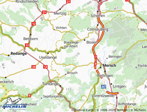 MICHELIN Bill map - ViaMichelin
