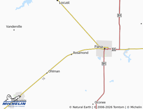 Mappa MICHELIN Rosamond - ViaMichelin