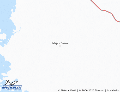 MICHELIN Mirpur Sakro map - ViaMichelin