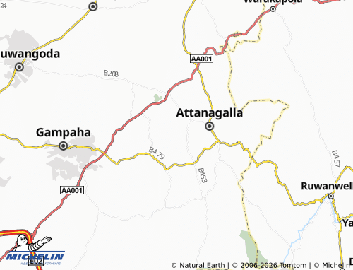 Mappa MICHELIN Udugoda West - ViaMichelin