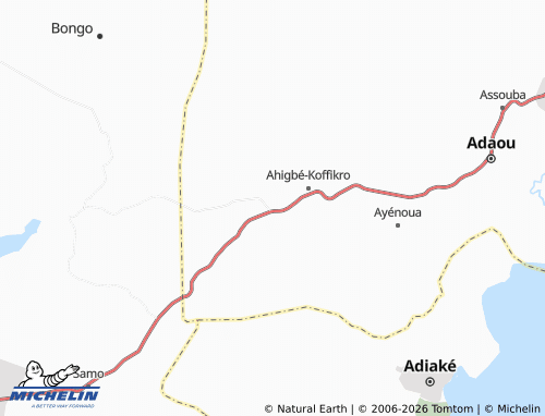 MICHELIN Nzikro map - ViaMichelin