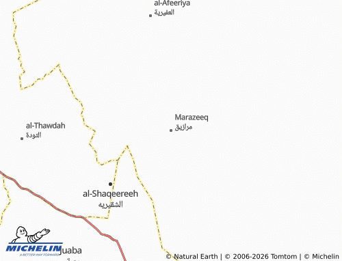 MICHELIN-Landkarte Marazeeq - ViaMichelin