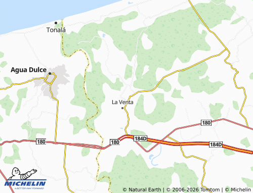 MICHELIN El Salvamento map - ViaMichelin