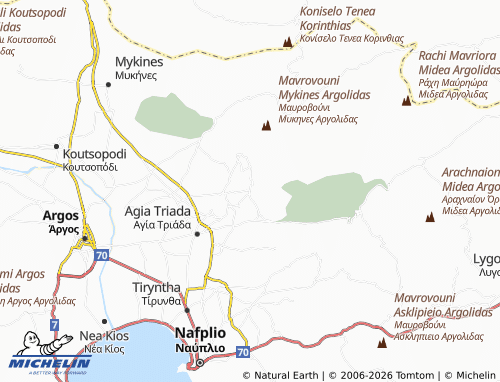 MICHELIN Midea map - ViaMichelin