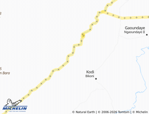 MICHELIN Mbere map - ViaMichelin
