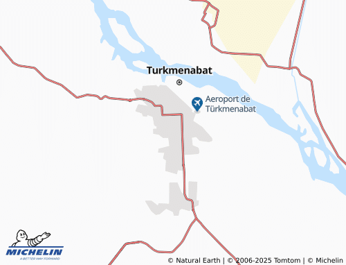 MICHELIN Chardzhou map - ViaMichelin