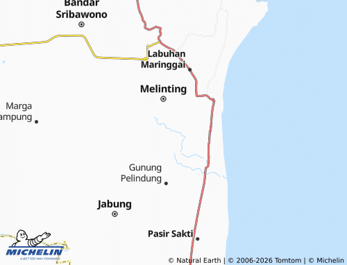 MICHELIN Tebing map - ViaMichelin