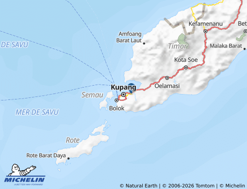 MICHELIN East Nusa Tenggara map - ViaMichelin
