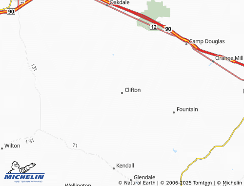 MICHELIN Clifton map - ViaMichelin
