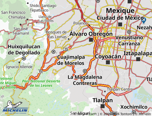 MICHELIN Ampliación Tepeaca map - ViaMichelin