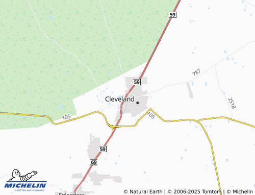 MICHELIN North Cleveland map - ViaMichelin