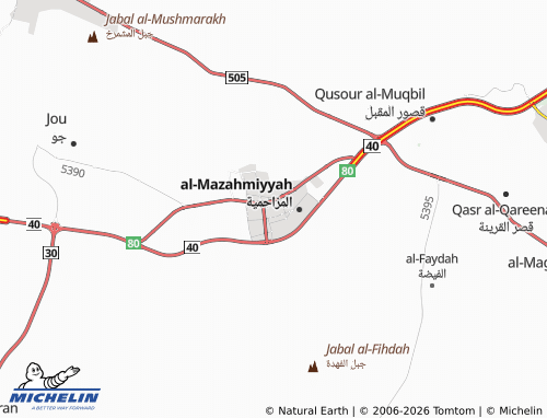 MICHELIN-Landkarte al-'Andalus - ViaMichelin