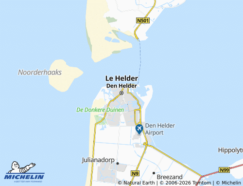 Mapa MICHELIN Den Helder - ViaMichelin