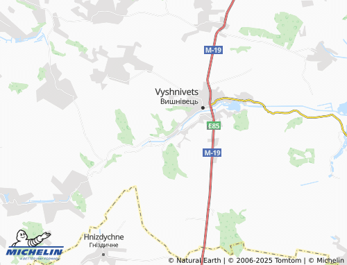 MICHELIN Zahoroddia map - ViaMichelin