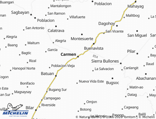 MICHELIN La Libertad map - ViaMichelin