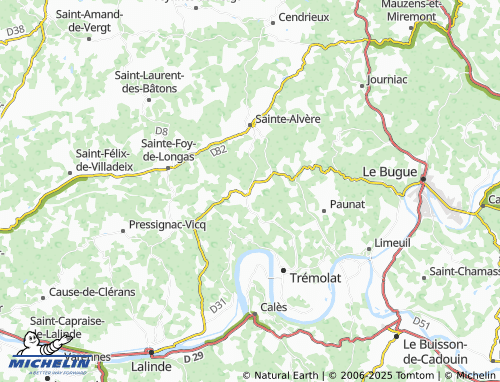 Mapa MICHELIN Pezuls - ViaMichelin