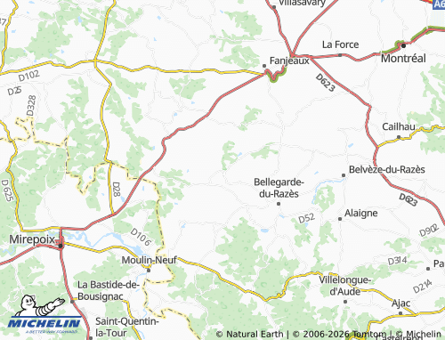 MICHELIN Hounoux map - ViaMichelin