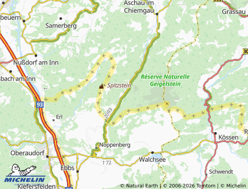 MICHELIN Huben map - ViaMichelin