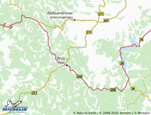 MICHELIN Mala Grabovnica map - ViaMichelin