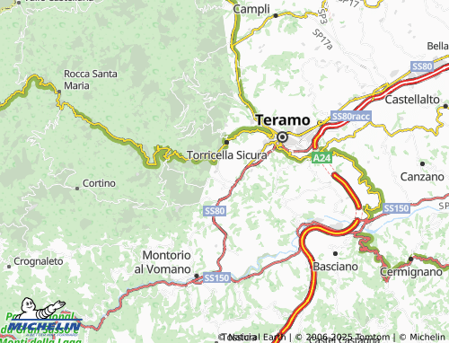 MICHELIN-Landkarte Cavuccio - ViaMichelin
