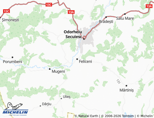 Mappa MICHELIN Feliceni - ViaMichelin