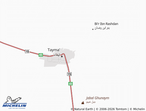 MICHELIN-Landkarte al-Khubara' - ViaMichelin