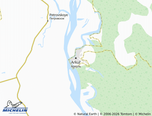 MICHELIN-Landkarte Arkul' - ViaMichelin