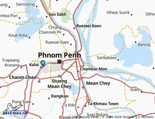 Mapa MICHELIN Phsar Thmei Muoy - ViaMichelin