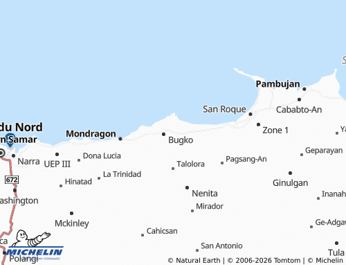 MICHELIN Roxas map - ViaMichelin