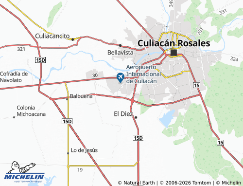 Mapa MICHELIN San Luis Il - ViaMichelin