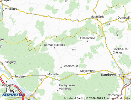 MICHELIN Haillainville map - ViaMichelin