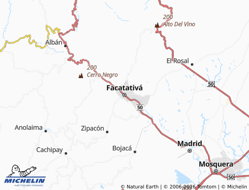 Mappa MICHELIN Facatativá - ViaMichelin
